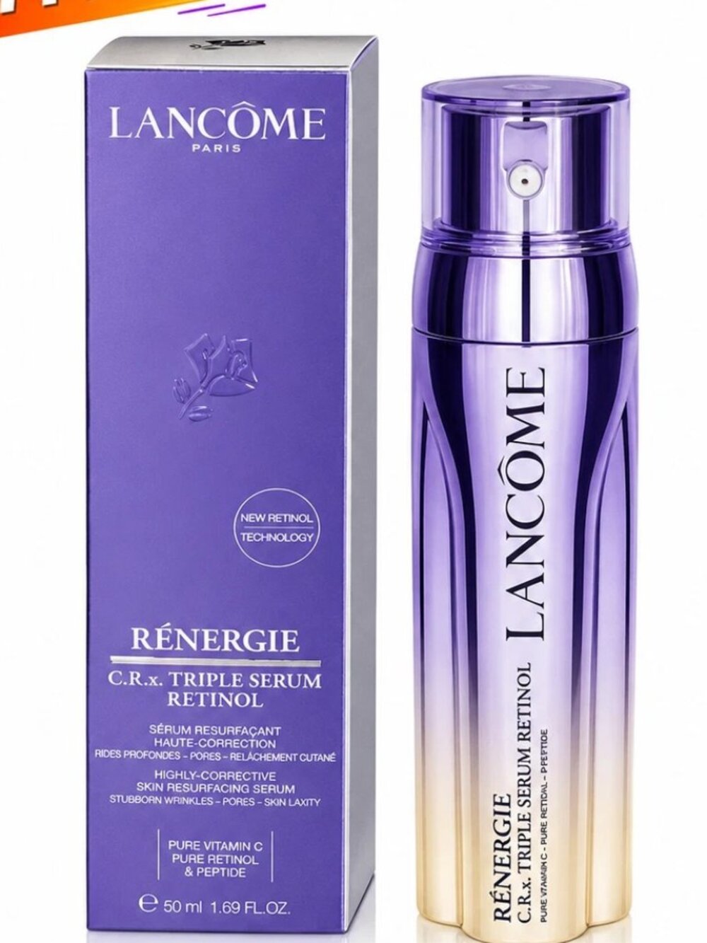Lancôme Rénergie C.R.x Triple Serum Retinol 1.7 oz / 50mL – New